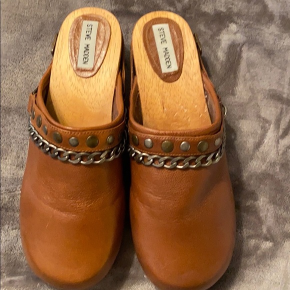 steve madden wooden clogs